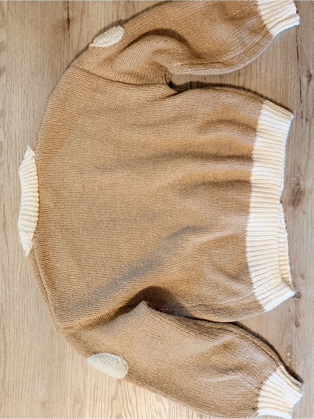 Dreamers by Debut Knit Cardigan Sheep granny sweater Cottagecore s/m - Picture 6 of 6